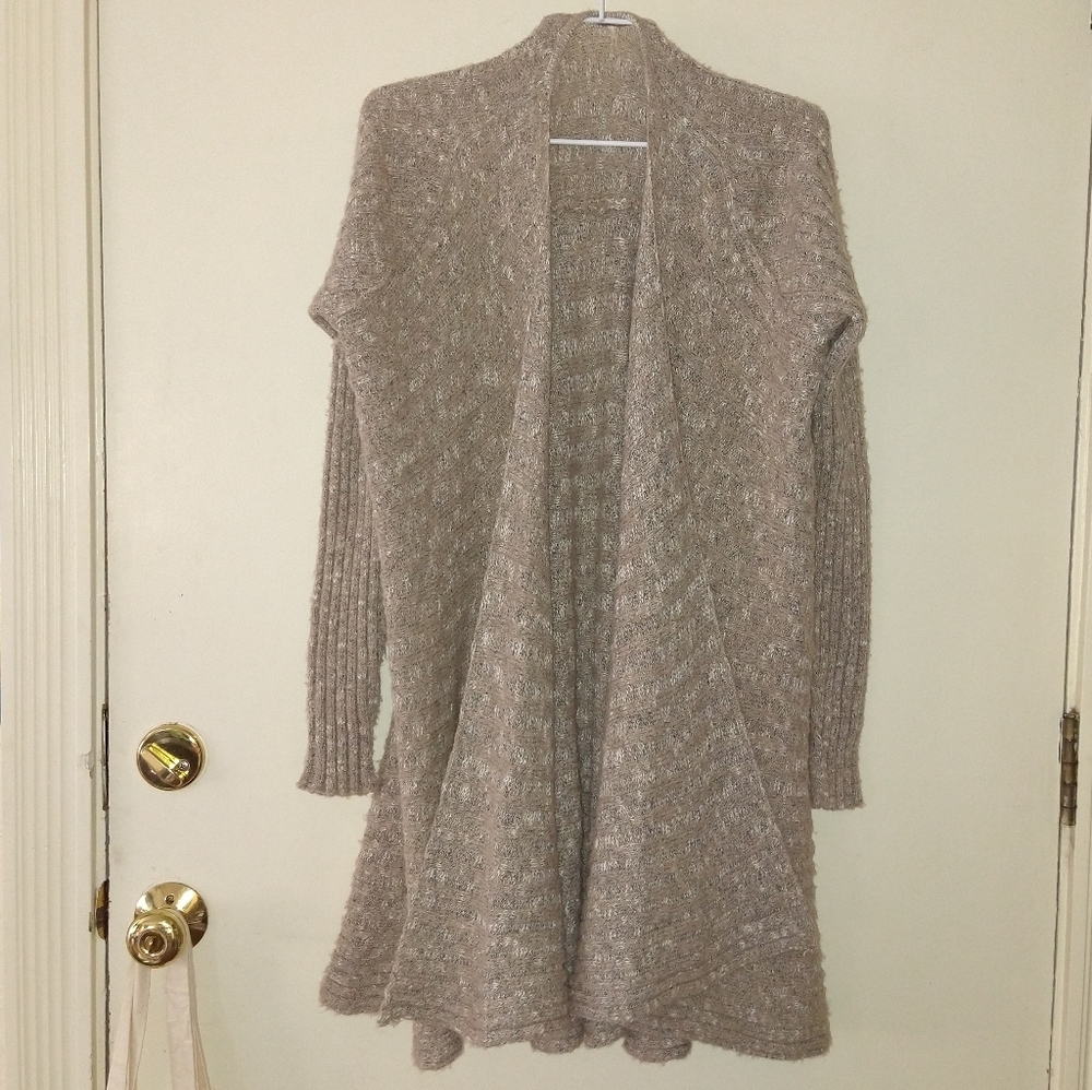 Free People Beached Shell Draped Cardigan S boho - Picture 8 of 9